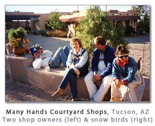 Shop owners and customers in Tucson, AZ